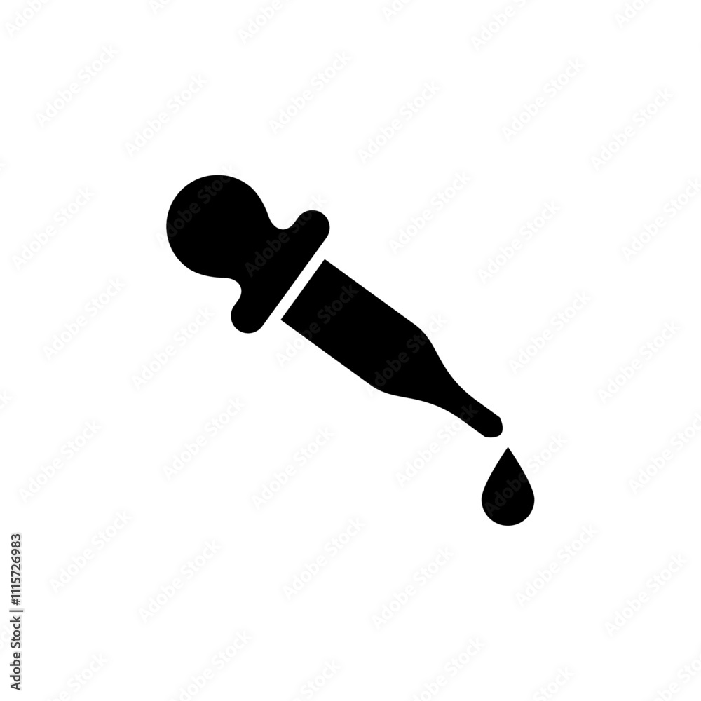 Poster Dropper icon web design in vector