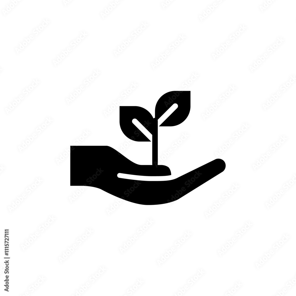 Poster environment icon web design in vector