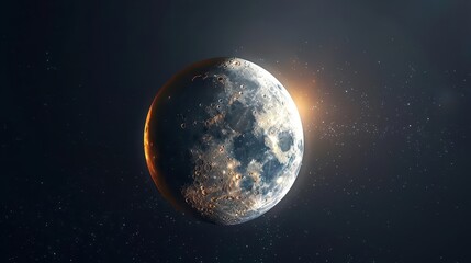 Obraz premium Celestial Harmony. Exploring the beauty of the night sky