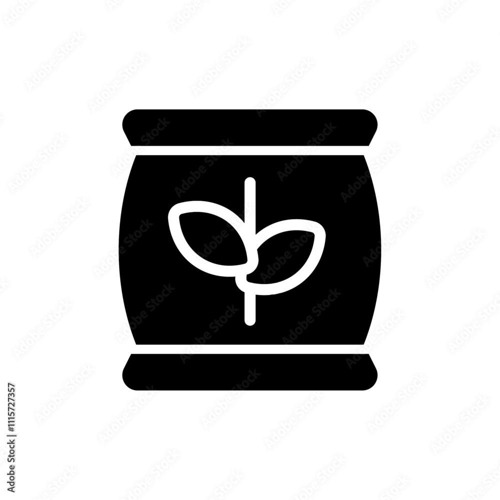 Poster Fertilizer icon web design in vector