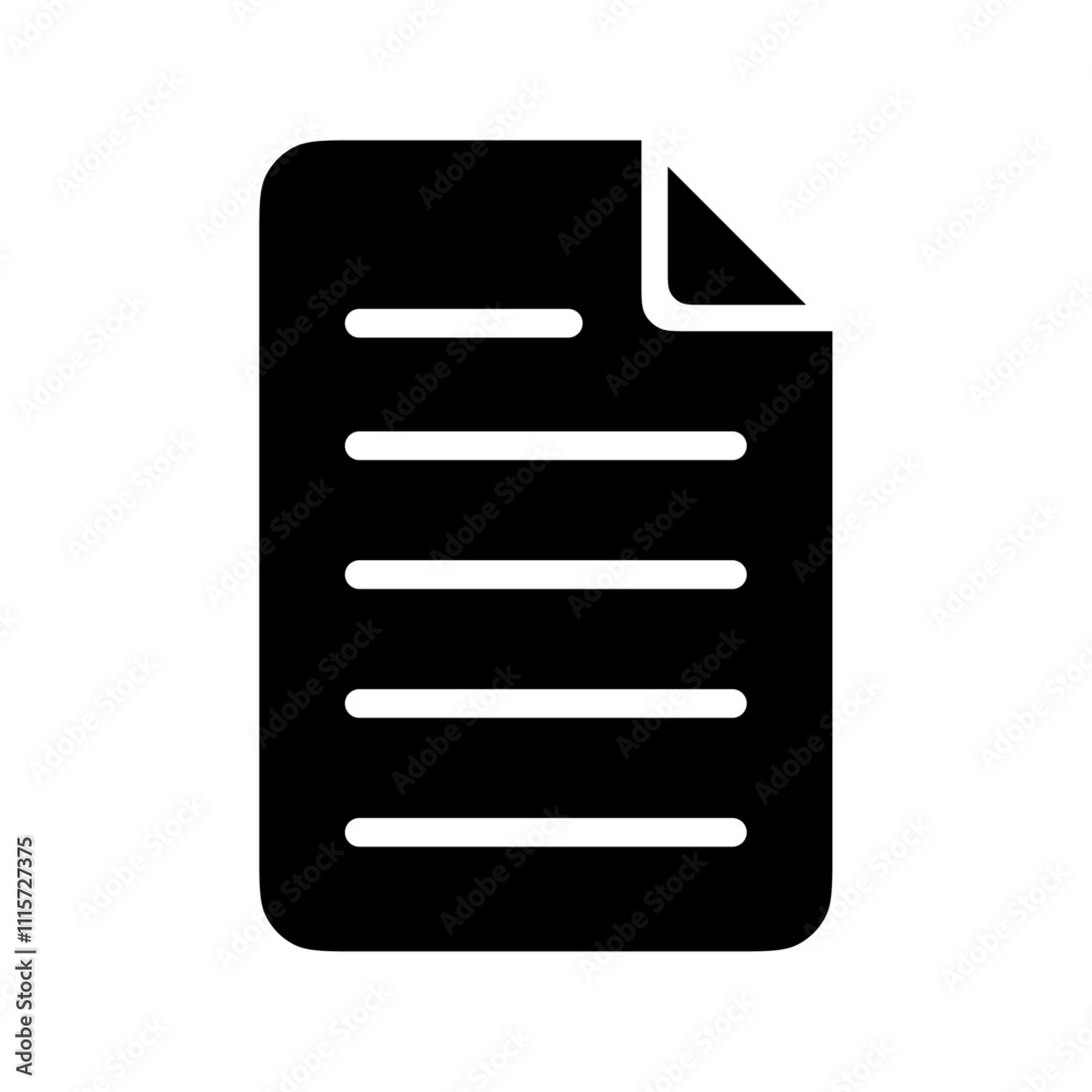 Aufkleber File icon web design in vector