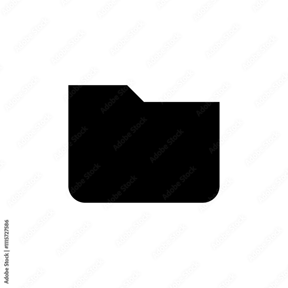 Poster folder icon web design in vector
