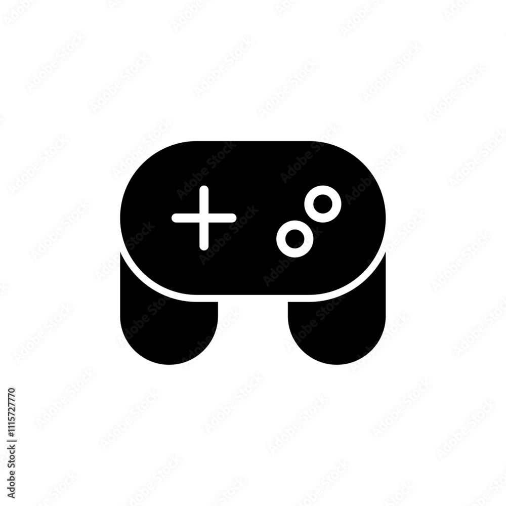 Poster Game controller icon web design in vector