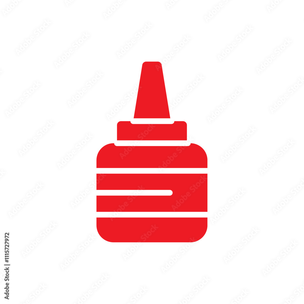 Poster Glue icon web design in vector