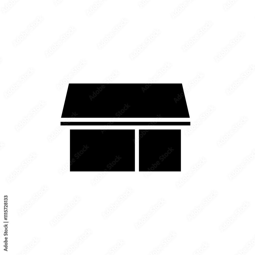 Poster Gym icon web design in vector