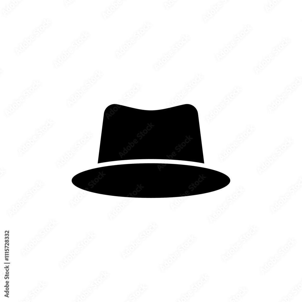 Aufkleber hat icon web design in vector