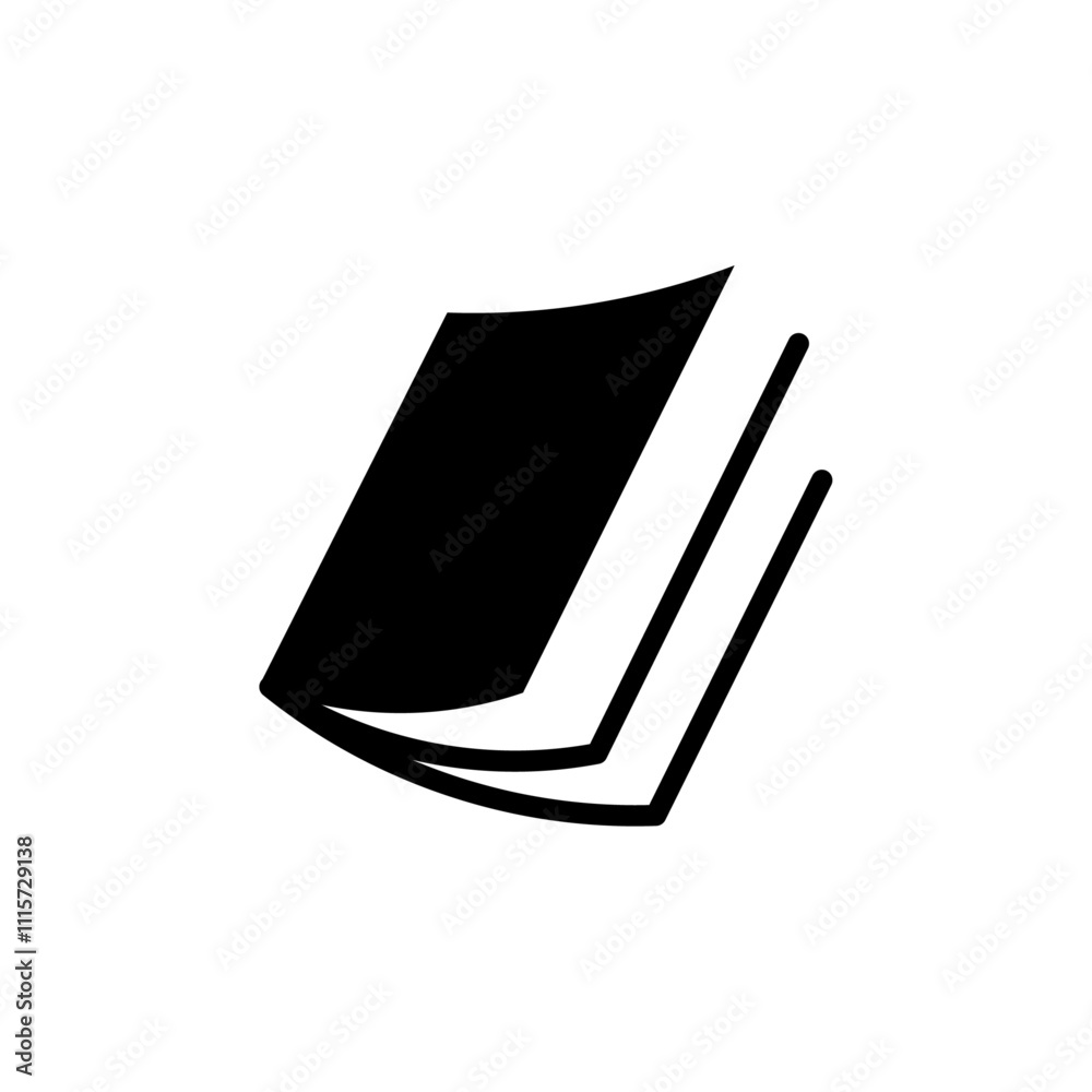 Aufkleber magazines icon web design in vector