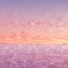 Obraz premium A beautiful pastel-colored ombre effect background with a subtle shimmering effect that resembles the colors of a sunset, abstract rainbow, gradient background, shimmering colors