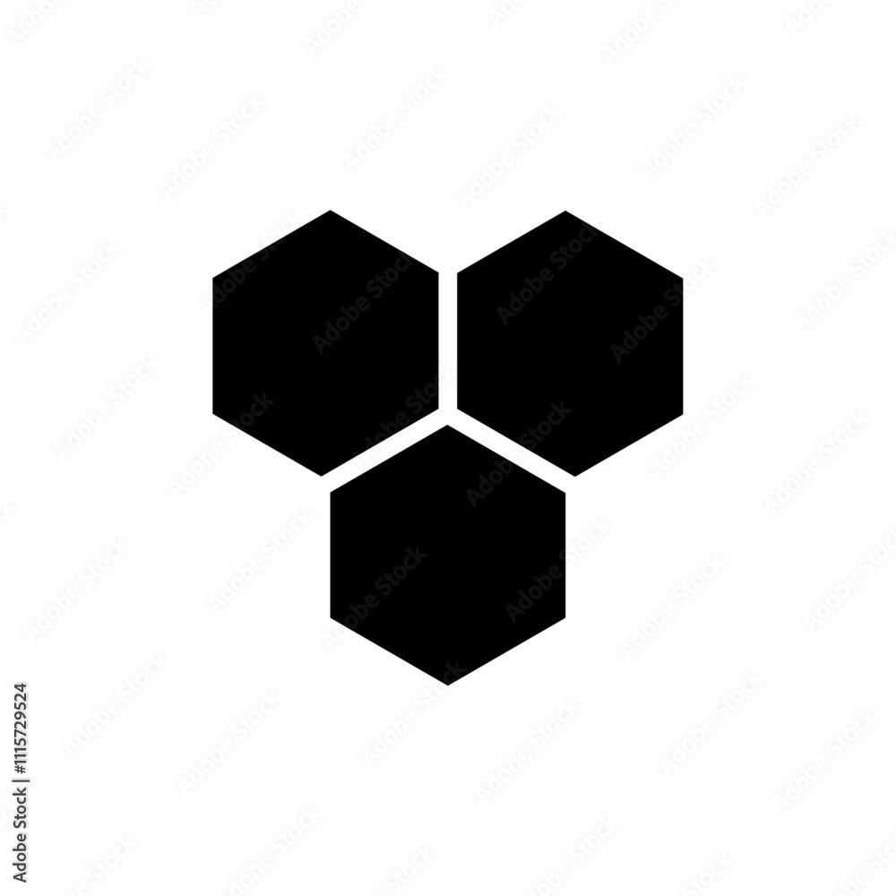 Aufkleber Molecule icon web design in vector