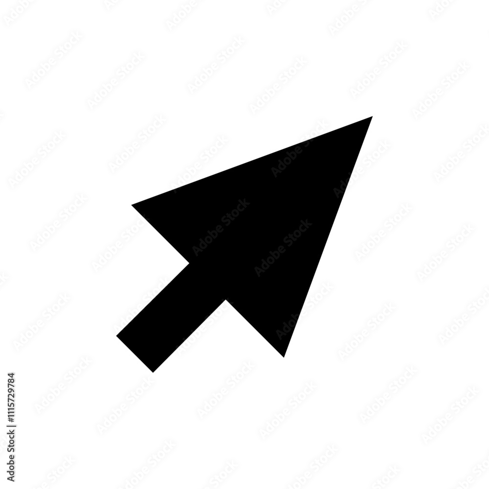 Poster mouse icon web design in vector