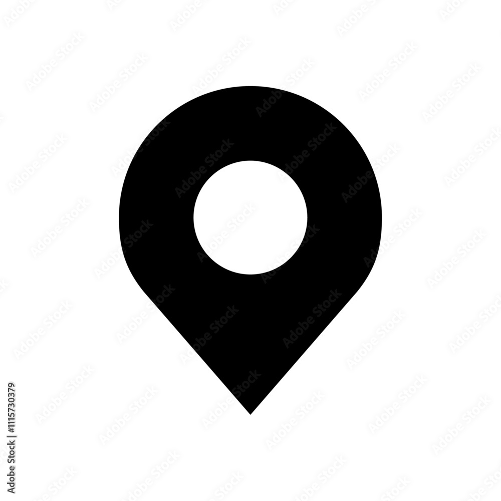 Poster pin icon web design in vector