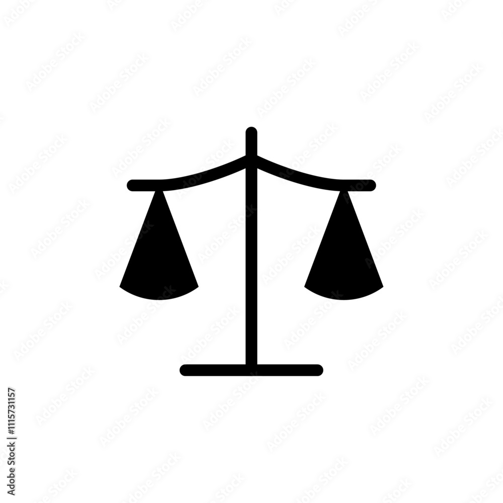 Aufkleber Scale icon web design in vector