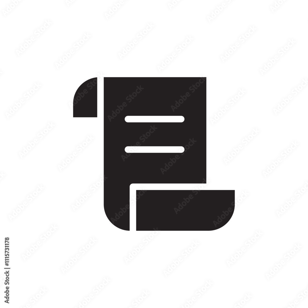 Aufkleber Scroll icon web design in vector