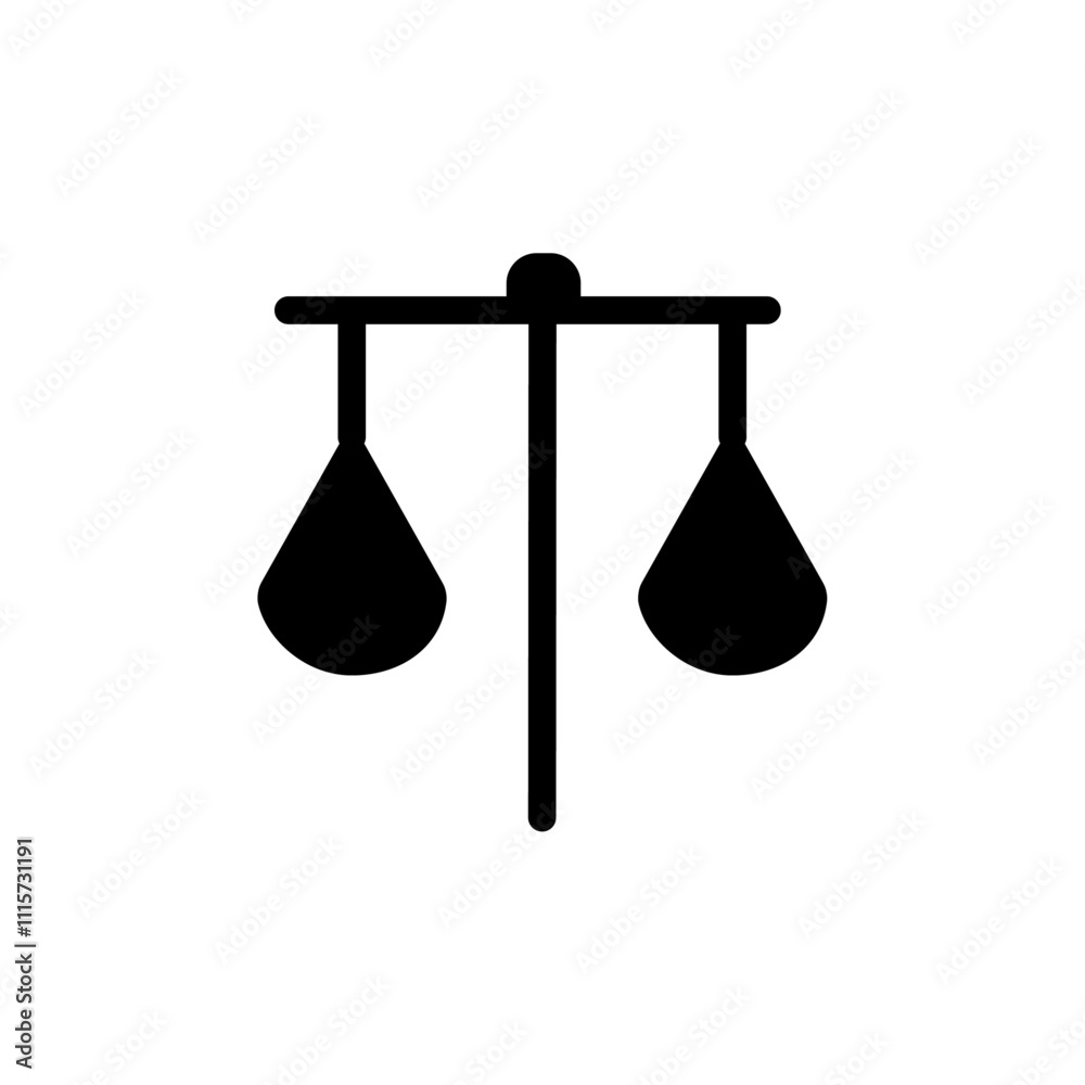 Aufkleber Scale icon web design in vector