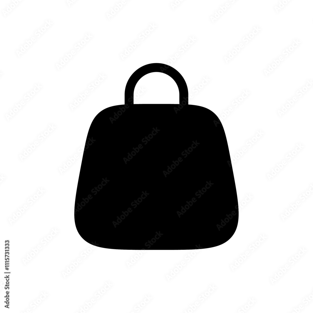 Poster shopping bag icon web design in vector