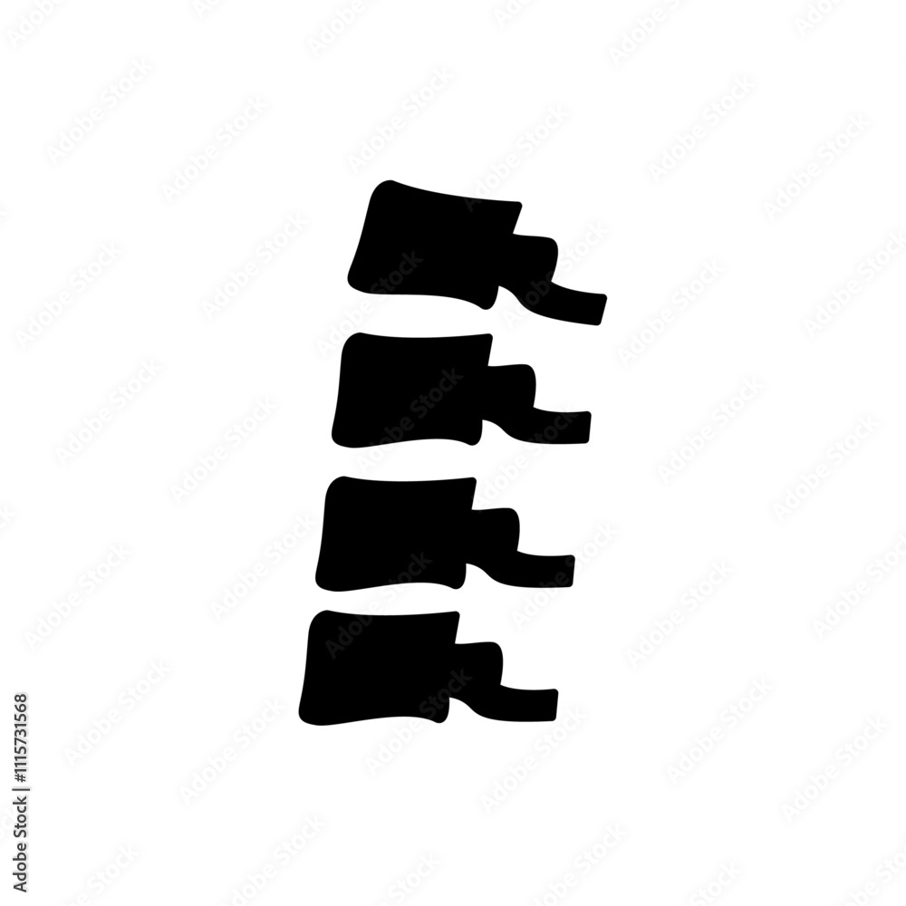 Poster Spine icon web design in vector