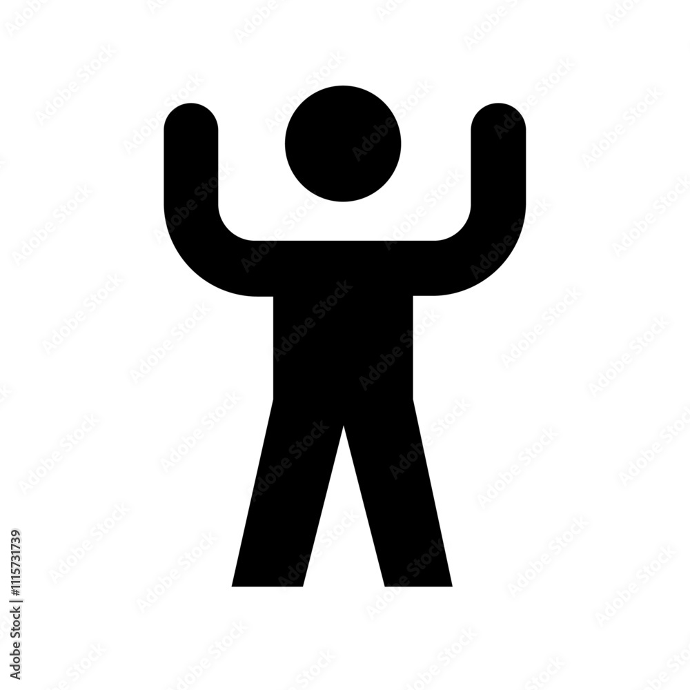 Poster success icon web design in vector