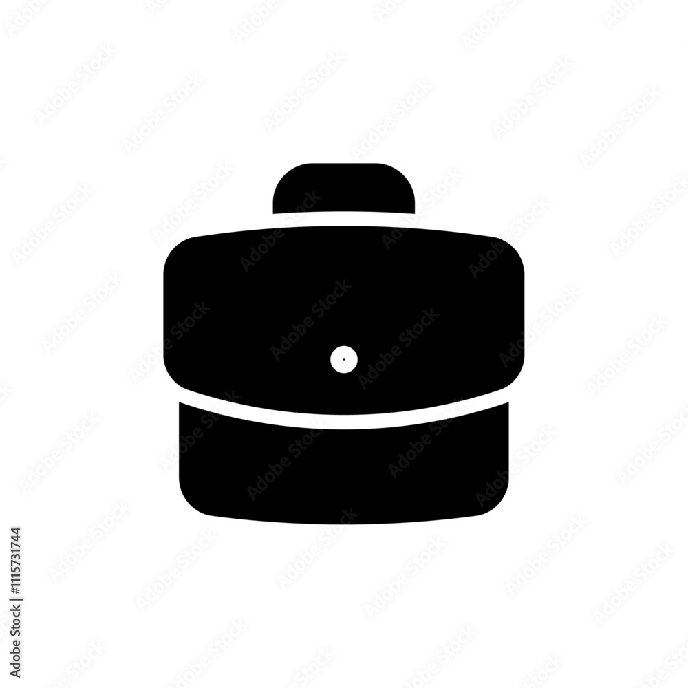 Poster Suitcase icon web design in vector