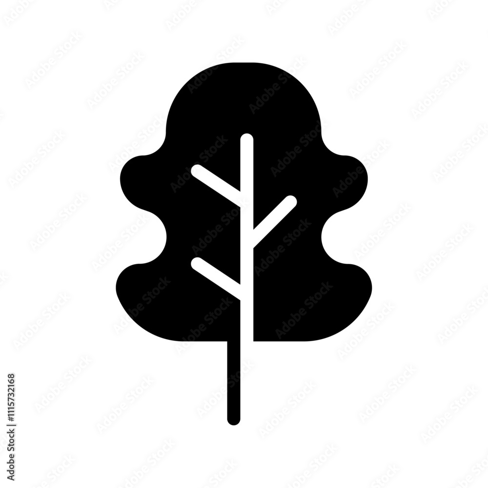 Aufkleber Tree icon web design in vector
