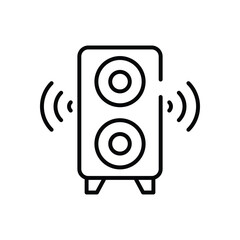 Subwoofer vector icon