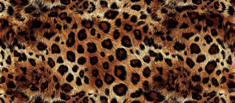 Leopard watercolor pattern Dye tie animal beige and brown stains Cheetah panther jaguar skin