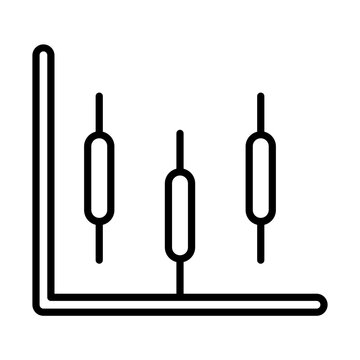 Scatter Plot line icon