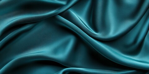 Fototapeta premium Deep teal gradient background rich smooth tones elegant abstract shading even studio lighting with soft shadows