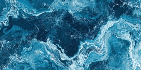 Obraz premium Abstract background with digital elements blue tones with white lines and patterns minimalist and modern