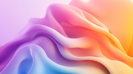 Obraz premium Abstract colorful background with soft pastel colors and a wave pattern.