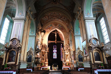 Obraz premium Jan, 28th 2024. Church of Przemysl in Poland