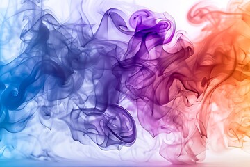 abstract colorful smoke
