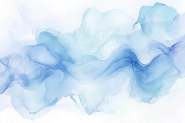 Obraz premium Blue Soft Watercolor Texture Background