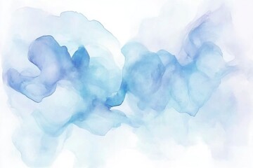 Blue Soft Watercolor Texture Background