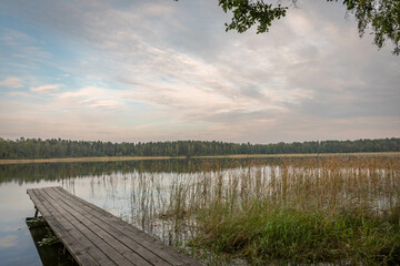 Lago en Adazi (Letonia)