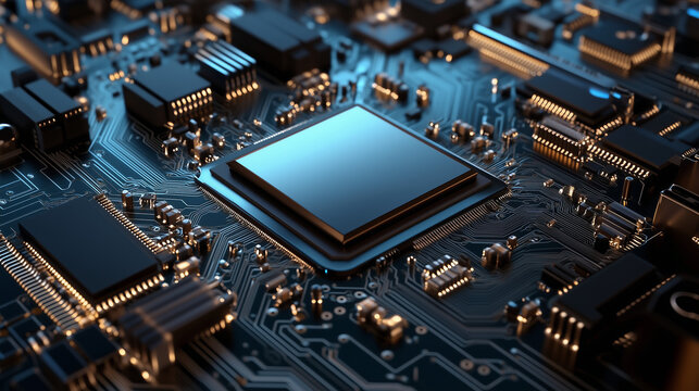 High-performance CPU microchip and circuit technology driving AI technology