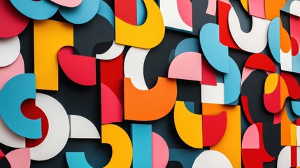 Vertical posters with bold typographic designs featuring empowering words in contrasting colors, creating a modern display, on white