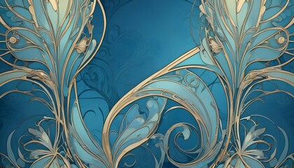 Clear Plain Shiny Warm Soft Vintage Bokeh Cloudy Wave Like Geometric Blue Background or Texture