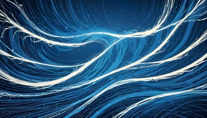 Clear Plain Shiny Warm Soft Vintage Bokeh Cloudy Wave Like Geometric Blue Background or Texture