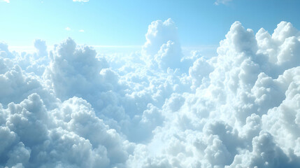 Fototapeta premium Heavenly Cloudscape Background Image