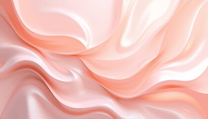 Fototapeta premium Abstract swirls of pink and gold creating a soft, flowing texture