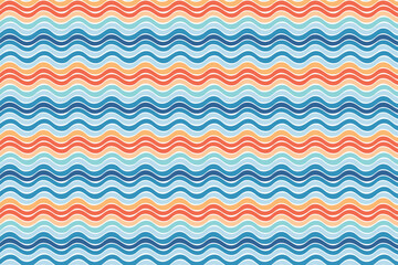 Vibrant Wavy Line Pattern Background with Bold and Colorful Abstract Design