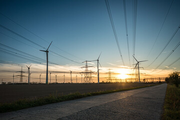 sicherer Energietransport über Hochspannungsleitungen