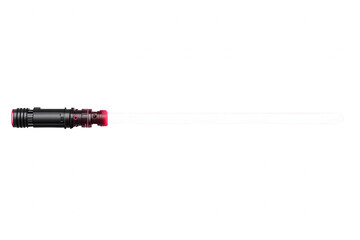 Dynamic sci-fi action epic lightsaber duel in a fantasy realm, Transparent background.
