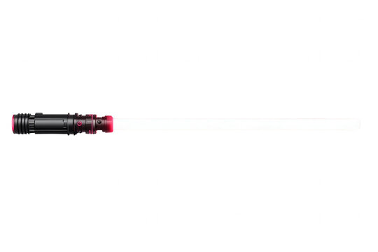 Dynamic sci-fi action epic lightsaber duel in a fantasy realm, Transparent background.
