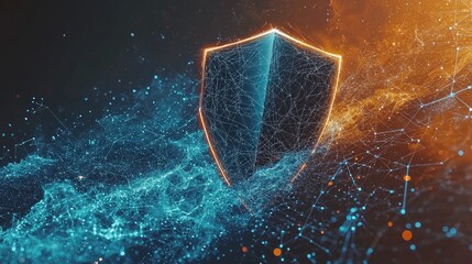 Cyber Security Shield  Digital Protection  Network Safety  Data Privacy