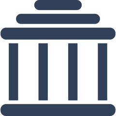  Building vector icon with an isolated background 