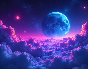 Fototapeta premium world and sky background image