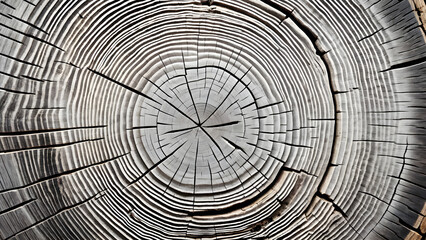 Obraz premium cross section of tree trunk