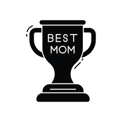 Best mom vector icon