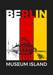 The Historic Museum Island in Berlin, Germany